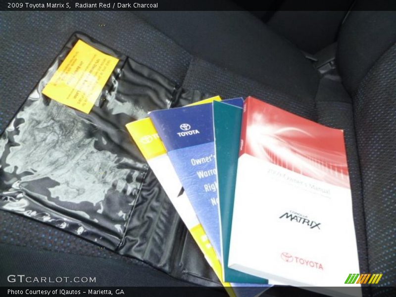 Radiant Red / Dark Charcoal 2009 Toyota Matrix S