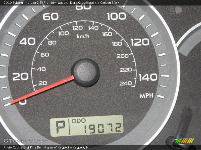 Dark Gray Metallic / Carbon Black 2010 Subaru Impreza 2.5i Premium Wagon