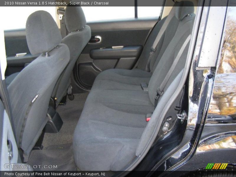 Super Black / Charcoal 2010 Nissan Versa 1.8 S Hatchback