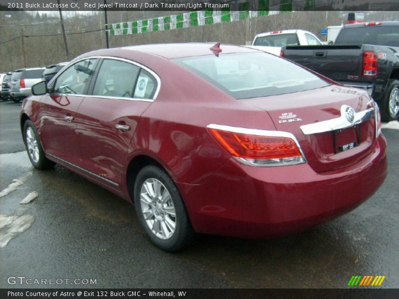 Red Jewel Tintcoat / Dark Titanium/Light Titanium 2011 Buick LaCrosse CX