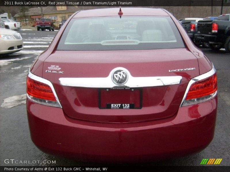 Red Jewel Tintcoat / Dark Titanium/Light Titanium 2011 Buick LaCrosse CX