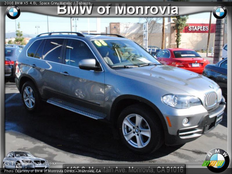 Space Grey Metallic / Tobacco 2008 BMW X5 4.8i