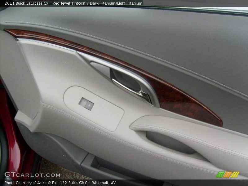 Red Jewel Tintcoat / Dark Titanium/Light Titanium 2011 Buick LaCrosse CX