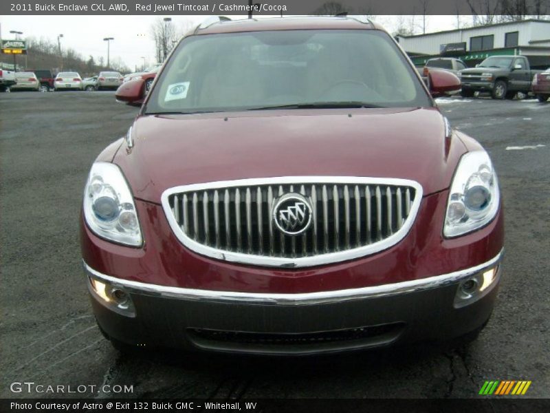 Red Jewel Tintcoat / Cashmere/Cocoa 2011 Buick Enclave CXL AWD