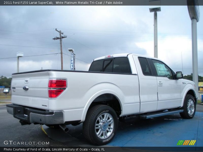  2011 F150 Lariat SuperCab White Platinum Metallic Tri-Coat