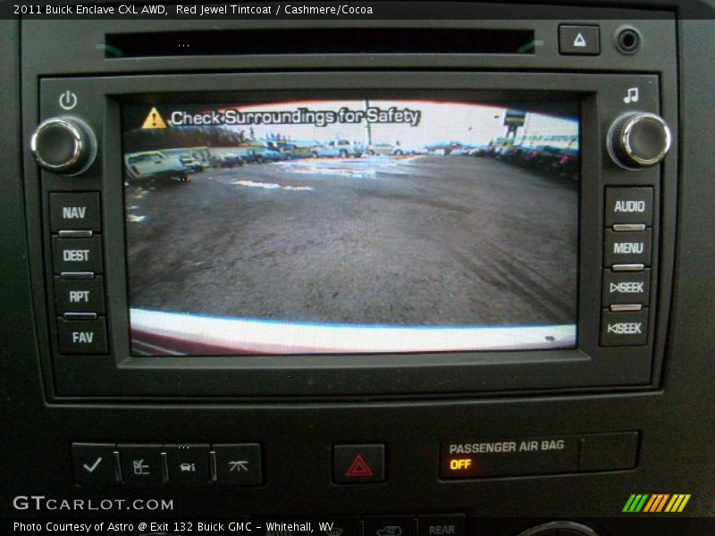 Red Jewel Tintcoat / Cashmere/Cocoa 2011 Buick Enclave CXL AWD