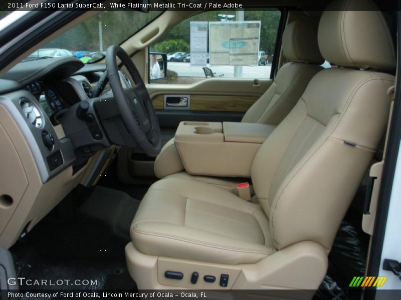  2011 F150 Lariat SuperCab Pale Adobe Interior