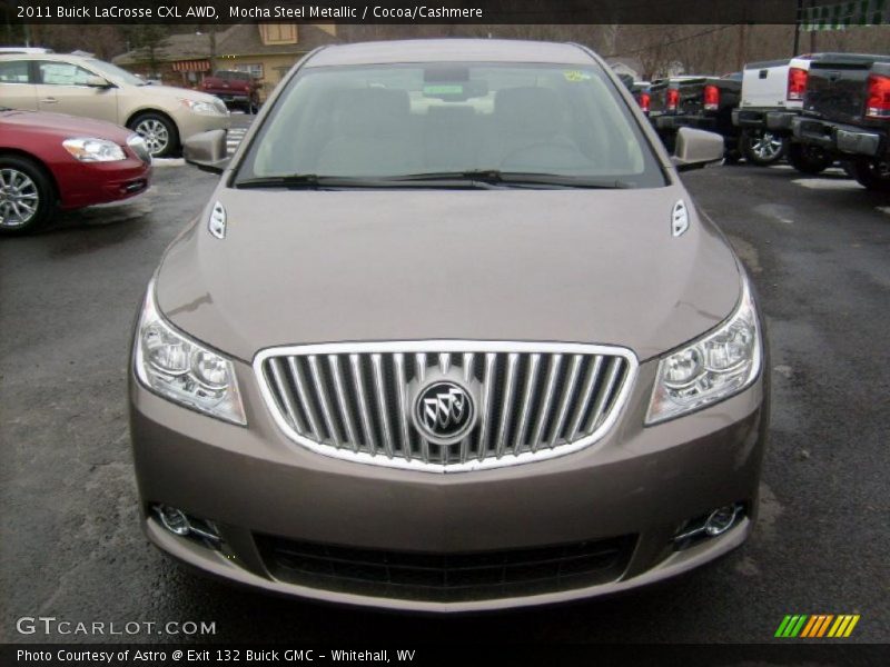 Mocha Steel Metallic / Cocoa/Cashmere 2011 Buick LaCrosse CXL AWD