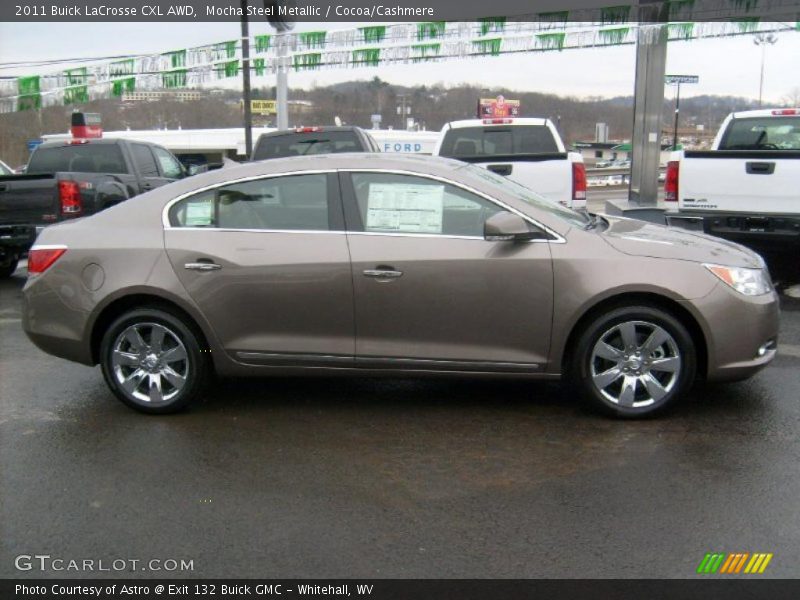 Mocha Steel Metallic / Cocoa/Cashmere 2011 Buick LaCrosse CXL AWD
