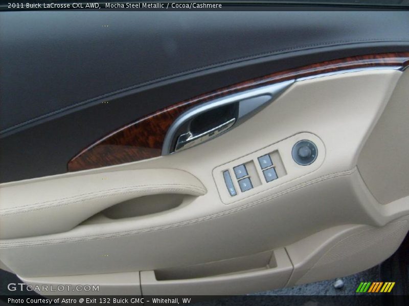 Mocha Steel Metallic / Cocoa/Cashmere 2011 Buick LaCrosse CXL AWD