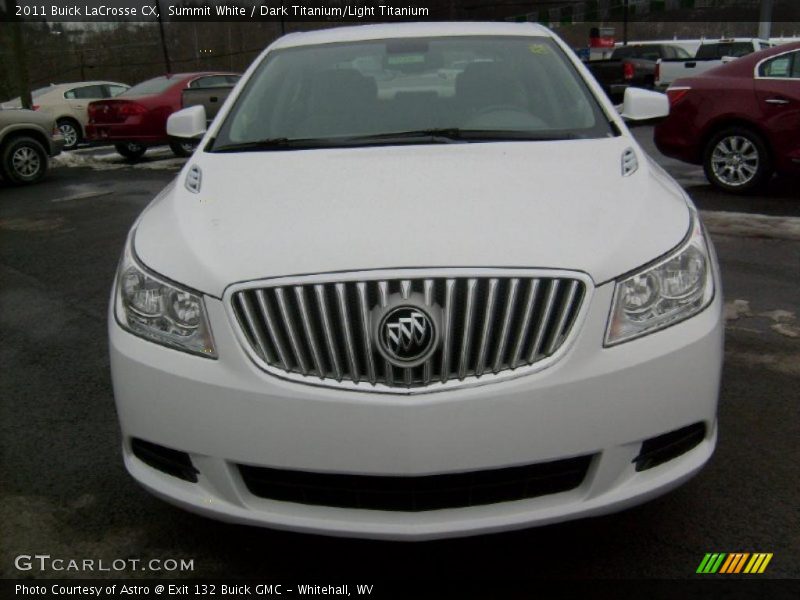 Summit White / Dark Titanium/Light Titanium 2011 Buick LaCrosse CX