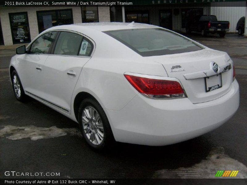 Summit White / Dark Titanium/Light Titanium 2011 Buick LaCrosse CX