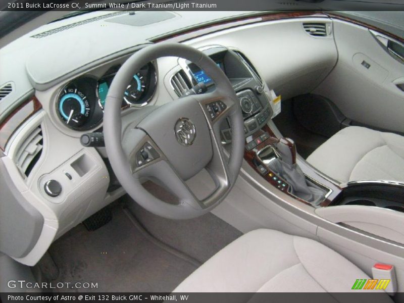 Dark Titanium/Light Titanium Interior - 2011 LaCrosse CX 
