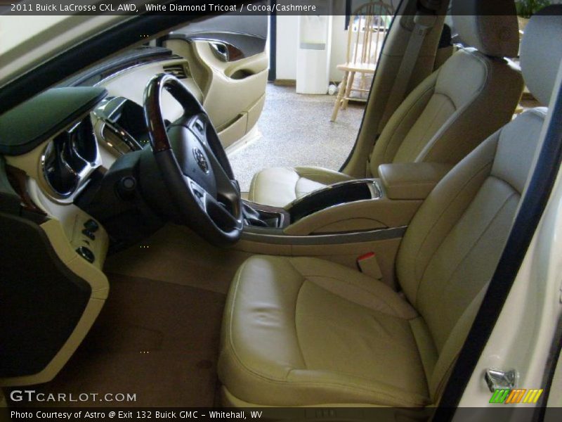  2011 LaCrosse CXL AWD Cocoa/Cashmere Interior