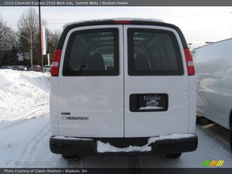 Summit White / Medium Pewter 2010 Chevrolet Express 2500 Work Van