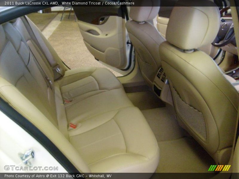 White Diamond Tricoat / Cocoa/Cashmere 2011 Buick LaCrosse CXL AWD