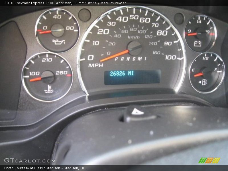Summit White / Medium Pewter 2010 Chevrolet Express 2500 Work Van
