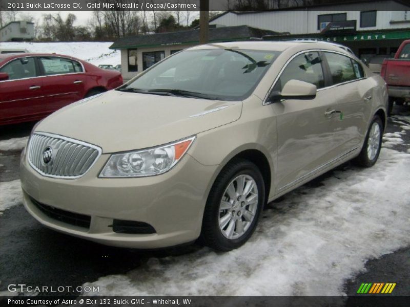 Gold Mist Metallic / Cocoa/Cashmere 2011 Buick LaCrosse CX