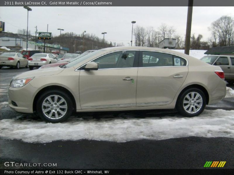 Gold Mist Metallic / Cocoa/Cashmere 2011 Buick LaCrosse CX