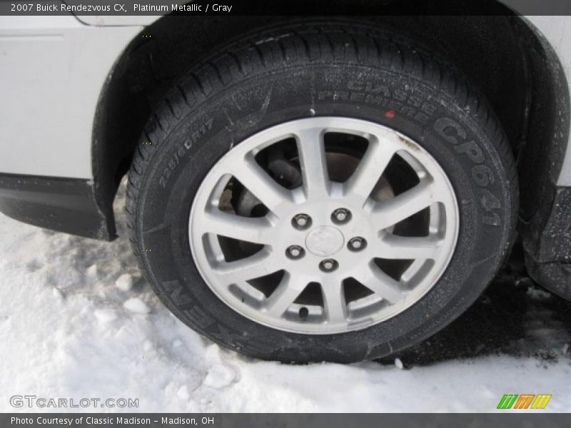 Platinum Metallic / Gray 2007 Buick Rendezvous CX