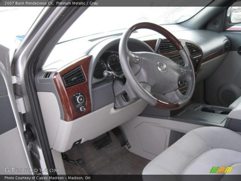 Platinum Metallic / Gray 2007 Buick Rendezvous CX