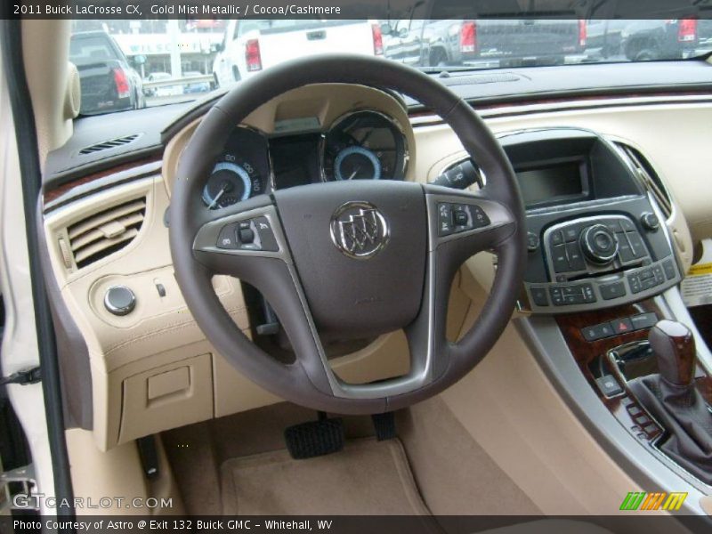 Gold Mist Metallic / Cocoa/Cashmere 2011 Buick LaCrosse CX