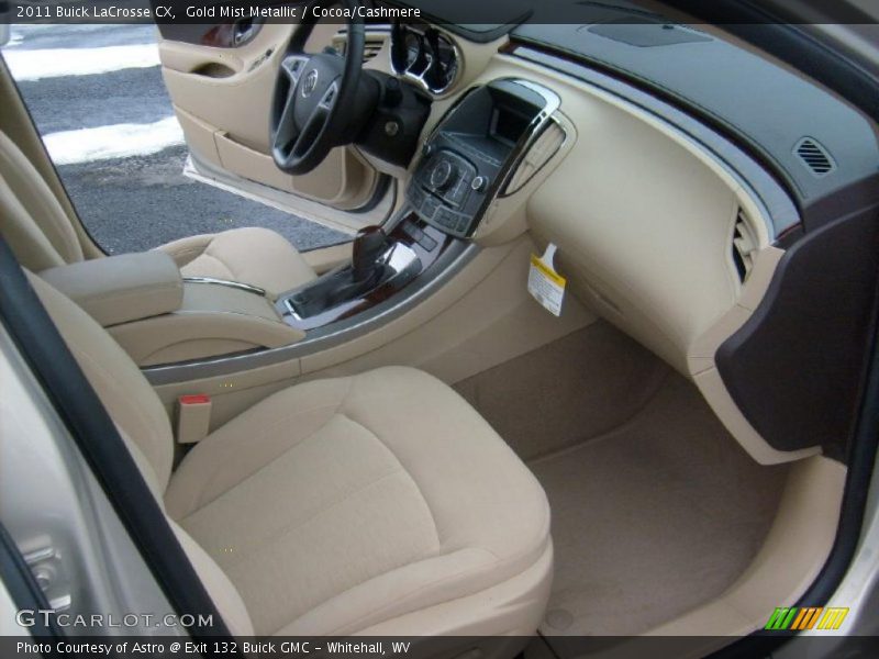 Gold Mist Metallic / Cocoa/Cashmere 2011 Buick LaCrosse CX