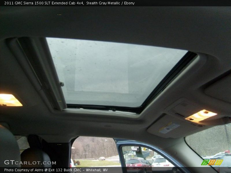 Stealth Gray Metallic / Ebony 2011 GMC Sierra 1500 SLT Extended Cab 4x4
