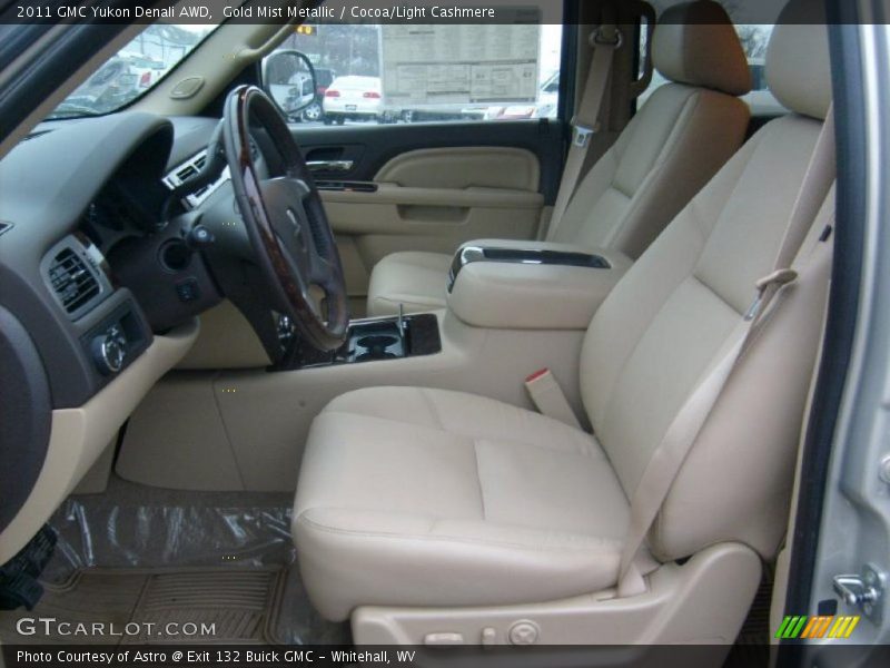  2011 Yukon Denali AWD Cocoa/Light Cashmere Interior