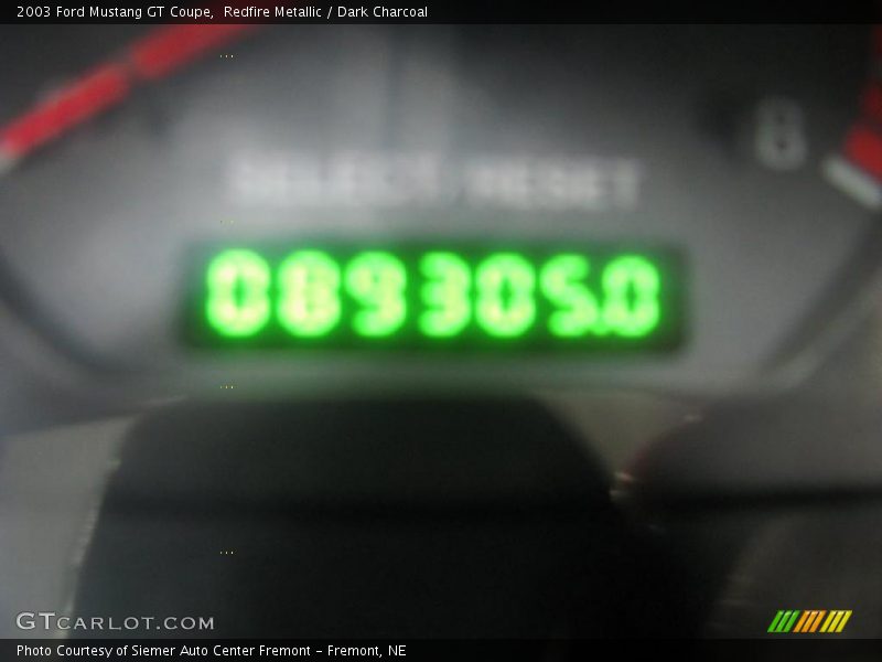 Redfire Metallic / Dark Charcoal 2003 Ford Mustang GT Coupe