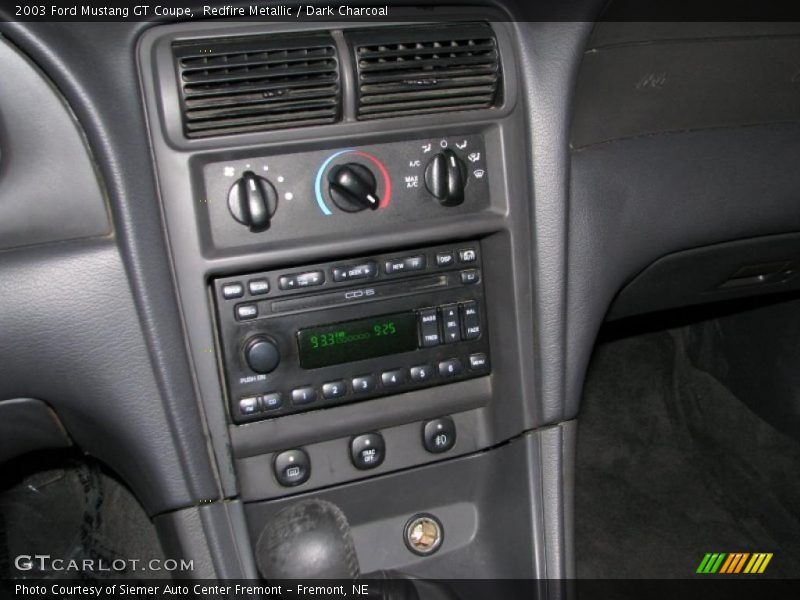 Redfire Metallic / Dark Charcoal 2003 Ford Mustang GT Coupe