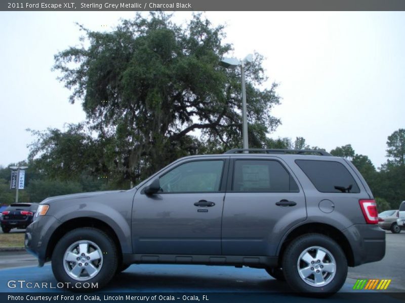 Sterling Grey Metallic / Charcoal Black 2011 Ford Escape XLT