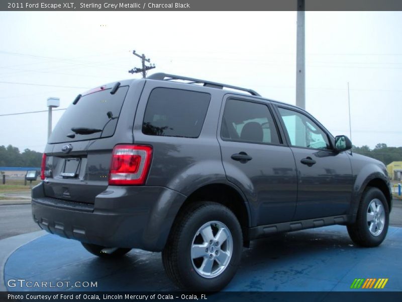 Sterling Grey Metallic / Charcoal Black 2011 Ford Escape XLT