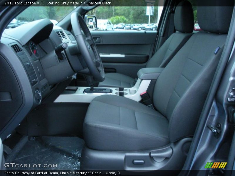 Sterling Grey Metallic / Charcoal Black 2011 Ford Escape XLT