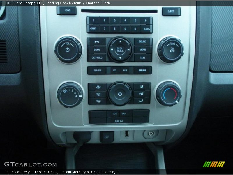 Sterling Grey Metallic / Charcoal Black 2011 Ford Escape XLT