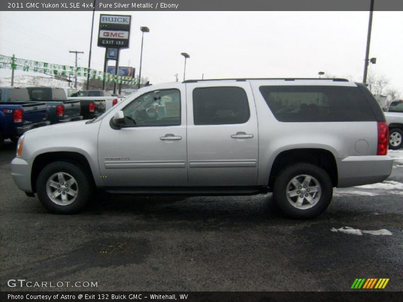 Pure Silver Metallic / Ebony 2011 GMC Yukon XL SLE 4x4