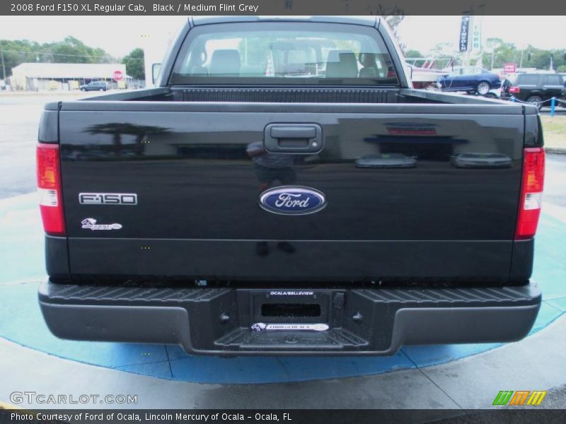 Black / Medium Flint Grey 2008 Ford F150 XL Regular Cab