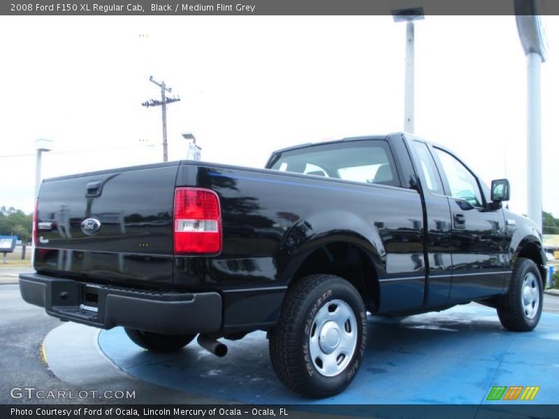 Black / Medium Flint Grey 2008 Ford F150 XL Regular Cab