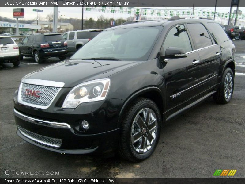 Carbon Black Metallic / Light Titanium 2011 GMC Acadia Denali AWD