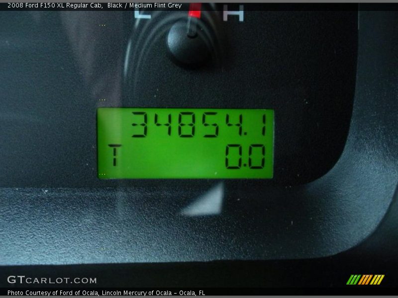 Black / Medium Flint Grey 2008 Ford F150 XL Regular Cab