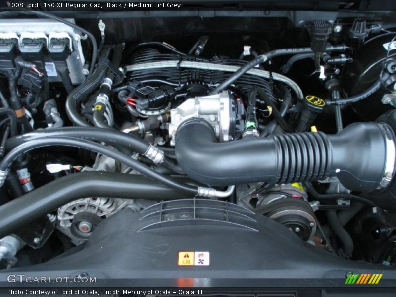 Black / Medium Flint Grey 2008 Ford F150 XL Regular Cab