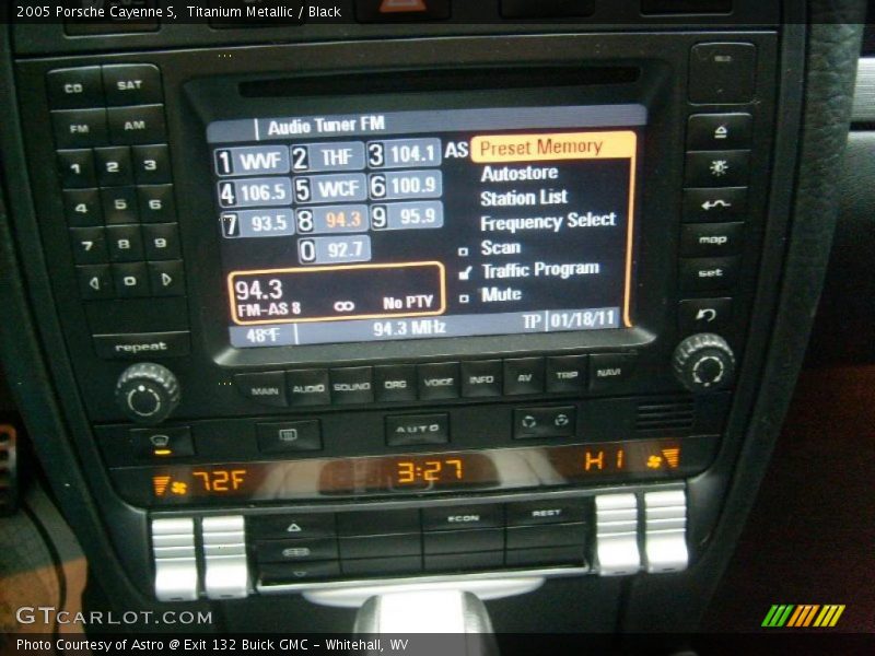 Titanium Metallic / Black 2005 Porsche Cayenne S