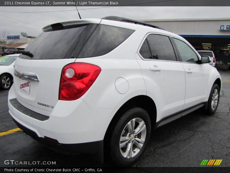 Summit White / Light Titanium/Jet Black 2011 Chevrolet Equinox LT