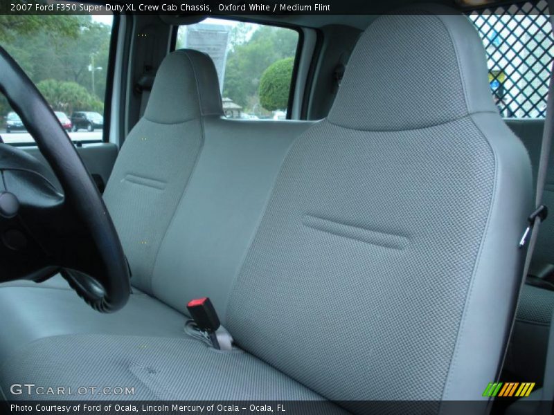  2007 F350 Super Duty XL Crew Cab Chassis Medium Flint Interior