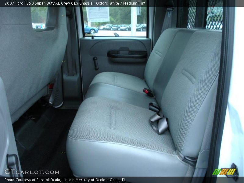 Oxford White / Medium Flint 2007 Ford F350 Super Duty XL Crew Cab Chassis