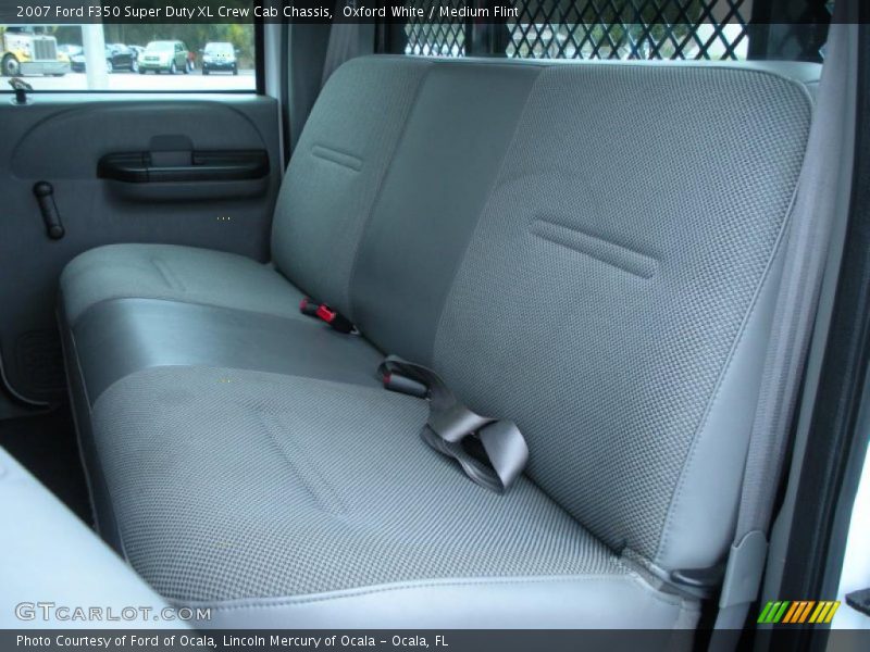 Oxford White / Medium Flint 2007 Ford F350 Super Duty XL Crew Cab Chassis