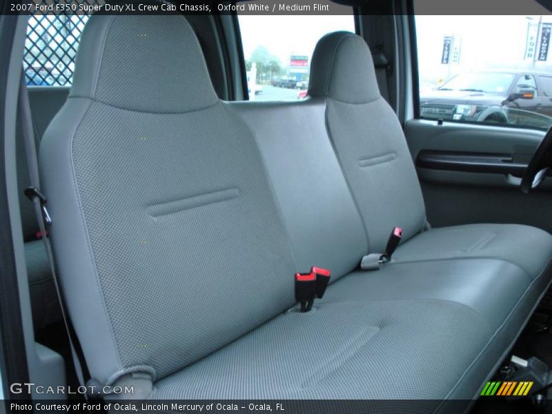 Oxford White / Medium Flint 2007 Ford F350 Super Duty XL Crew Cab Chassis