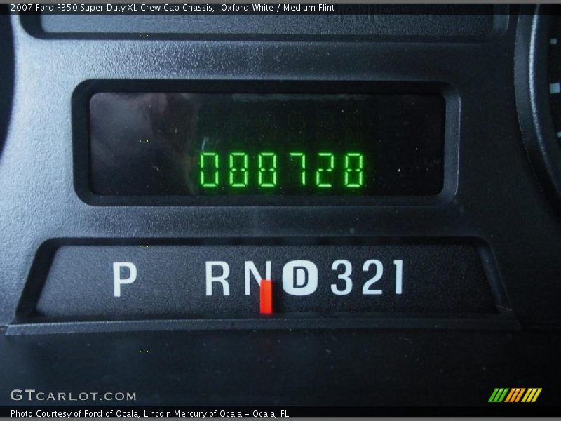 Oxford White / Medium Flint 2007 Ford F350 Super Duty XL Crew Cab Chassis