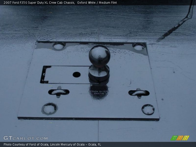 Oxford White / Medium Flint 2007 Ford F350 Super Duty XL Crew Cab Chassis