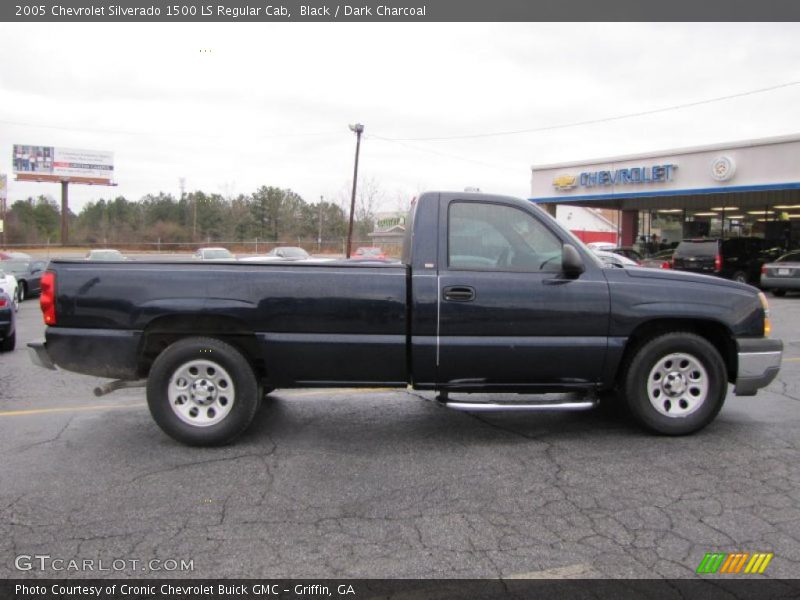 Black / Dark Charcoal 2005 Chevrolet Silverado 1500 LS Regular Cab